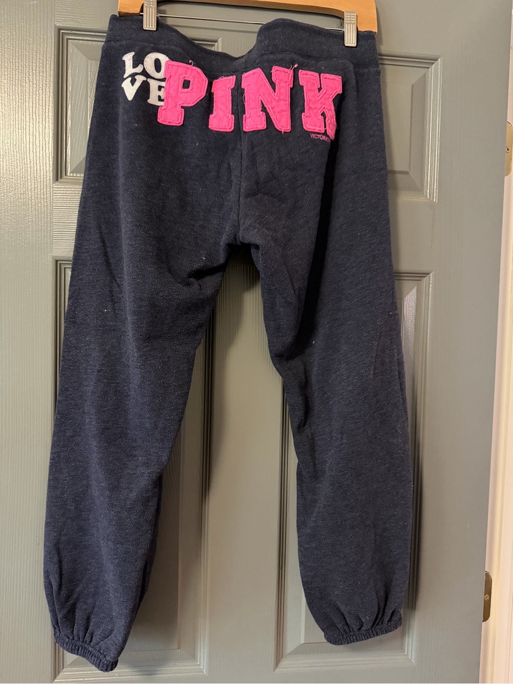 vintage victorias secret pink jogger sweatpants size small - Picture 3 of 3